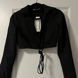 Zara blazer top